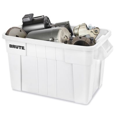 Brute® Totes - 28 x 17 x 15, White S-22736W - Uline