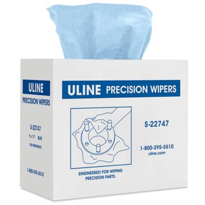 Uvex Safety Glass Wipes - ULINE - Box of 100 - S-22225