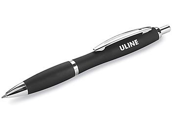 Uline Comfort Grip Ballpoint Pen - Medium Tip, Black S-22748BL