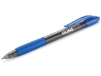 Uline Easy Glide Gel Pen - Medium Tip, Blue