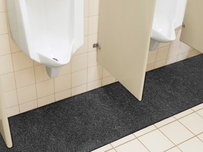 Toilet Floor Mats - Black S-14731BL - Uline