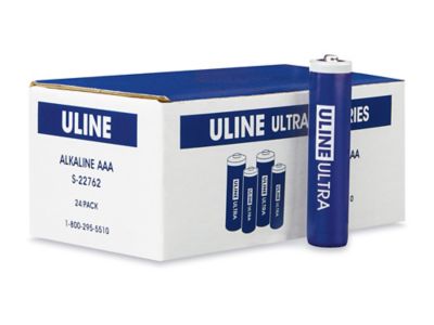 Uline Ultra AAA Alkaline Batteries S-22762 - ULINE