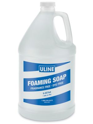 Uline Fragrance and Dye Free Foaming Soap - 1 Gallon S-22764