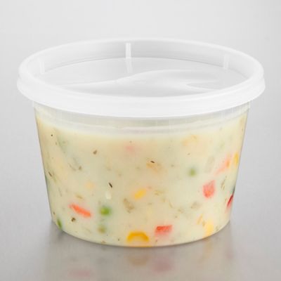 Heavy-Duty Deli Containers with Lids - 16 oz - ULINE - Carton of 240