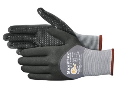 firkant bord Mispend MaxiFlex® 34-845 Micro-Foam Nitrile Coated Gloves - Large S-22777-L - Uline