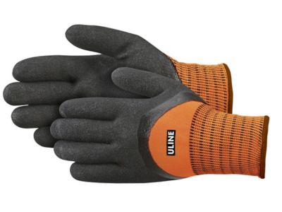 Gants de travail unisexes Yardworks avec revêtement en nitrile, résistants  aux coupures de niveau 5, grand, jaune/noir