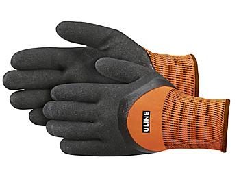 Uline Super Gription&reg; Thermal Shield Nitrile Coated Gloves - Large S-22778-L