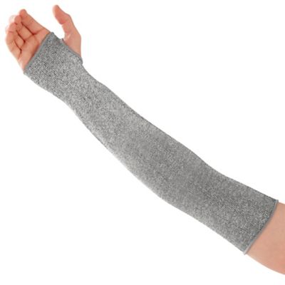 Uline HPPE Cut Resistant A2 Sleeve - 18", Gray S-22781GR