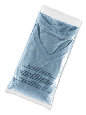 Open End Suffocation Warning Bags - 2 Mil, 6 x 12" S-22804