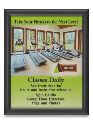 Snap Edge Frame Sign - 11 x 14", Black S-22813BL