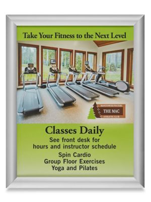 Snap Edge Frame Sign - 11 x 14", Silver S-22813SIL