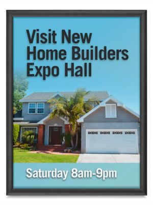 Snap Edge Frame Sign - 18 x 24", Black S-22814BL