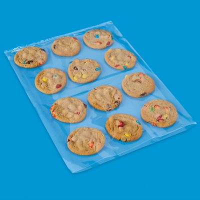 Flat Polypropylene Bags - 1.5 Mil, 12 x 16" S-22834