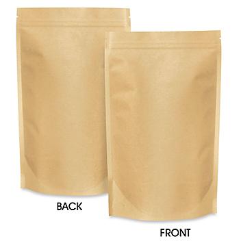 Paper Stand-Up Barrier Pouches - 9 x 13 1/2 x 4 3/4"