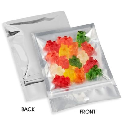 Flat Barrier Pouches - 4 x 6", Silver Back S-22838SILB