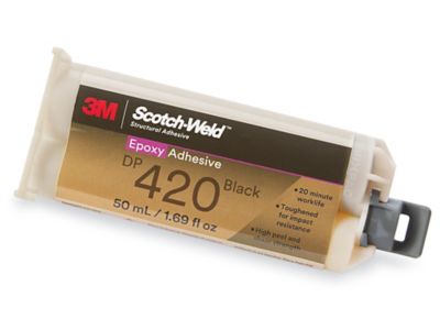 2 Part Epoxy - Cartridge Scotch-Weld DP420-200ML Epoxy Adhesive DP420 in  Black - 6.76 fl. Oz (200 ml) - Stuk Solutinons —