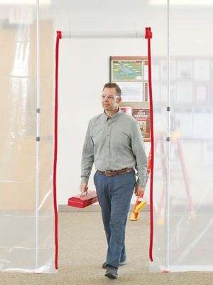 Zipwall® Zipper - Heavy Duty, 3 x 7' S-22876 - Uline