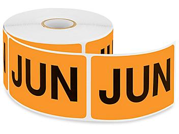 Months of the Year Labels - "JUN", 2 x 3" S-2289