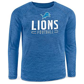 NFL Long Sleeve Shirt - Detroit Lions, 2XL S-22904DET2X