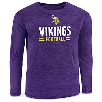 NFL Long Sleeve Shirt - Minnesota Vikings, Medium S-22904MIN-M