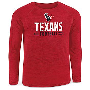 NFL Long Sleeve Shirt - Houston Texans, 2XL S-22904TEX2X