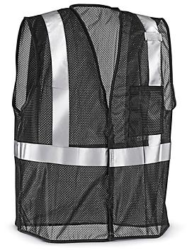 Black Hi-Vis Safety Vest