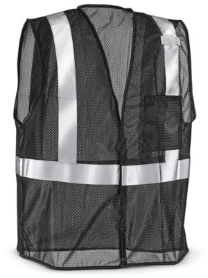  Gilet de sécurité à haute visibilité – Noir