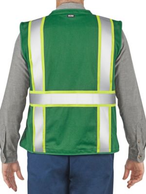 Reflective Long Sleeve Hi Vis Vest  Huge Colour Range - Green Triangle  Distributors