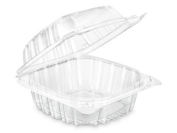 Clear Hinged Take-Out Containers - 14 oz S-22911