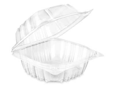 Clear Hinged Take-Out Containers - 20 oz S-22912 - Uline