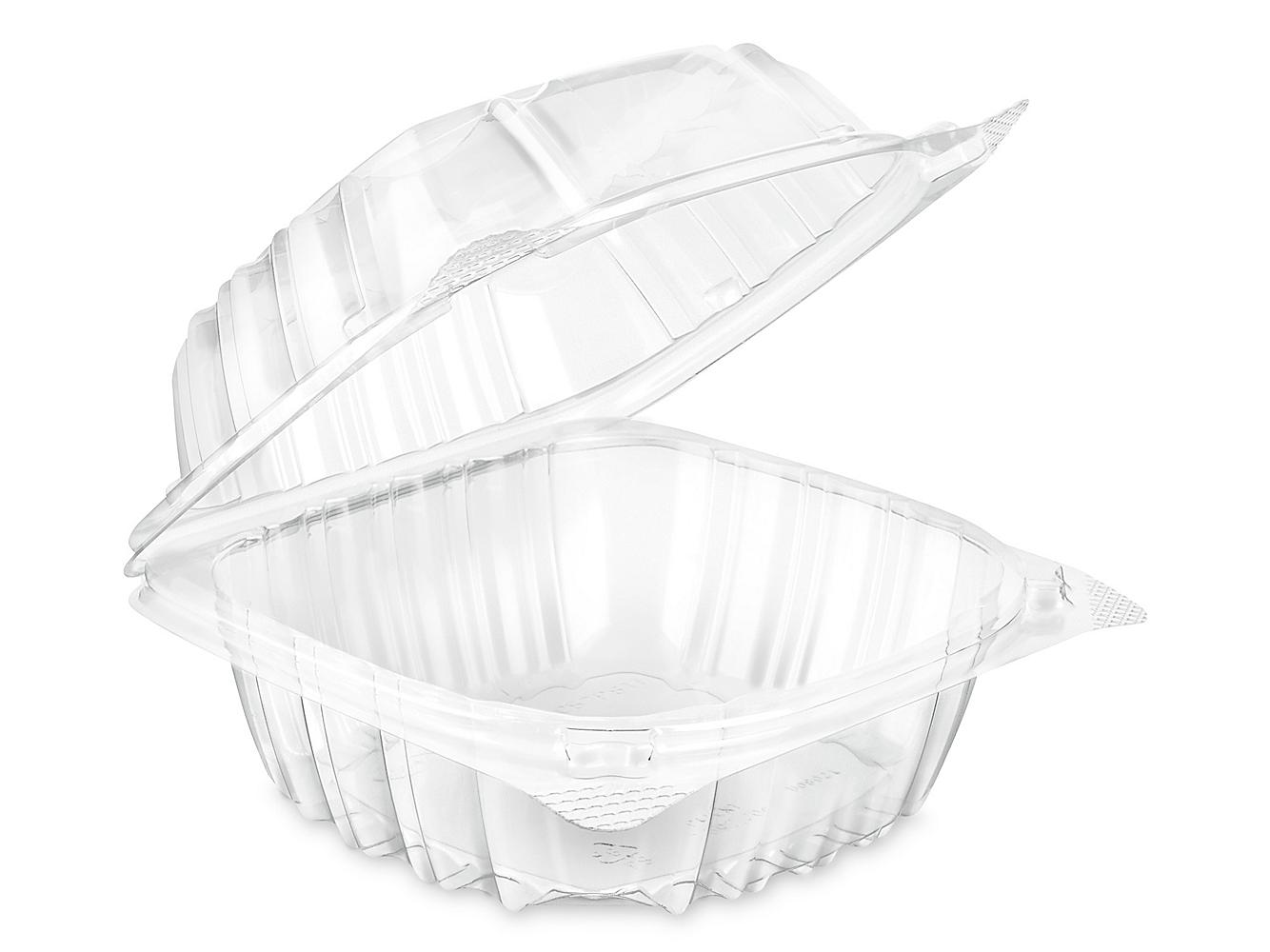 Clear Hinged Take-Out Containers - 20 oz