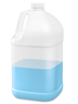 Square Utility Jugs Bulk Pack - 1 Gallon, Natural S-22920B