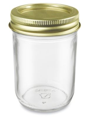 Mason Glass Jars With Lids 8 oz Ball Wide Mouth Storage Canning Frascos  Vidrio