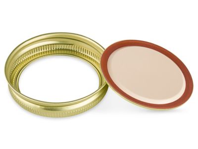 Bocaux En Verre Uline 2 Oz – Goulot Droit Avec Bouchon Plastique Blanc – Lot Professionnel