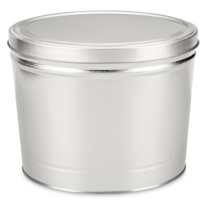 Decorative Tins - 10 1/4 x 7 1/2", Silver S-22942SIL