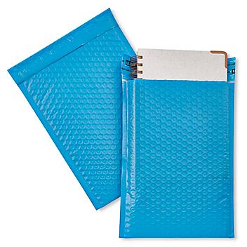 Uline Economy Colored Poly Bubble Mailers #1 - 7 1/4 x 12", Blue S-22943BLU
