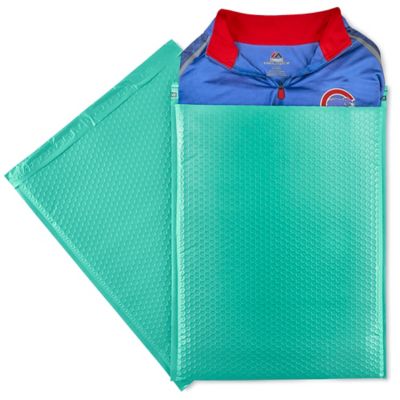 Uline Economy Colored Poly Bubble Mailers 7 14 1/4 x 20", Teal S