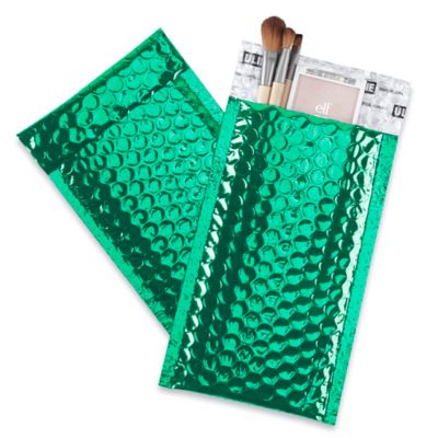Glamour Bubble Mailers - 5 x 8 1/4", Green S-22954G