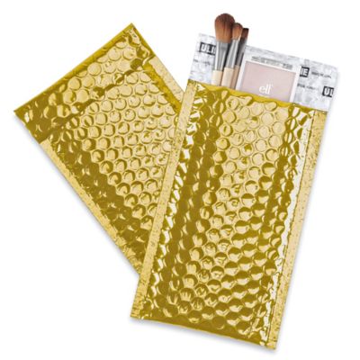 Glamour Bubble Mailers - 5 x 8 1/4", Gold S-22954GOLD