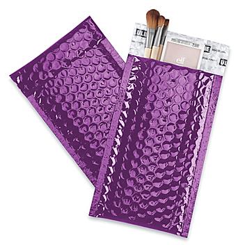 Glamour Bubble Mailers - 5 x 8 1/4", Purple S-22954PUR