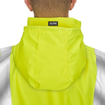 Class 3 Hi-Vis Lightweight Rain Jacket - Lime, Medium S-22970G-M