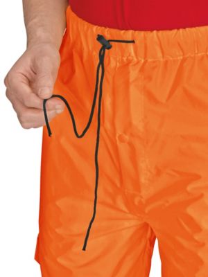 Pantalones Impermeables de Alta Visibilidad Clase 3 - Ligeros, Verde Limón,  XL S-22971G-X - Uline