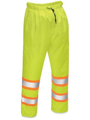 Class 2 Hi-Vis Lightweight Rain Pants - Lime, 2XL S-22973G-2X