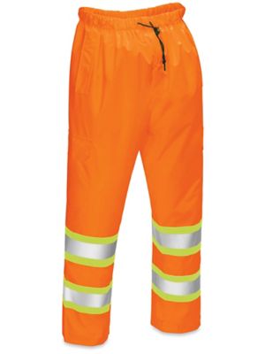 Class 2 Hi-Vis Lightweight Rain Pants - Orange, 2XL S-22973O-2X