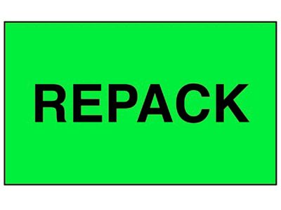 "Repack" Label - 3 x 5"