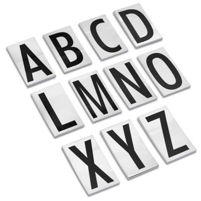 Standard Outdoor Vinyl Labels - 3 1/2" Letters S-23003