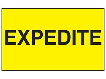 "Expedite" Label - 3 x 5" S-2300
