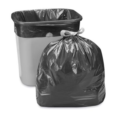 Drawstring Trash Liners - .7 Mil, 8 Gallon