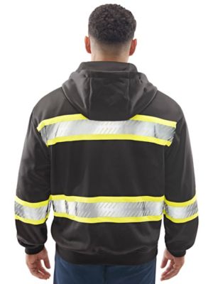 Hi vis zip discount hoodie