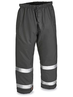 Black Hi-Vis Rain Pants